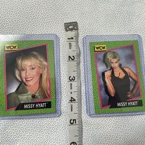 WCW Missy Hyatt collectors cards
